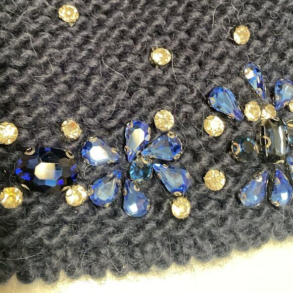 Hat with crystal cuffs and pompom by echo - Picture 4 of 6